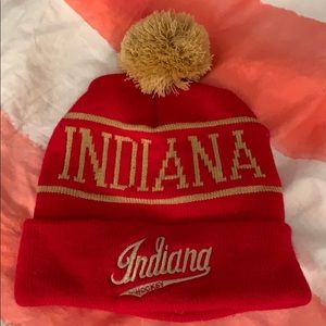 Indiana hockey stocking hat
